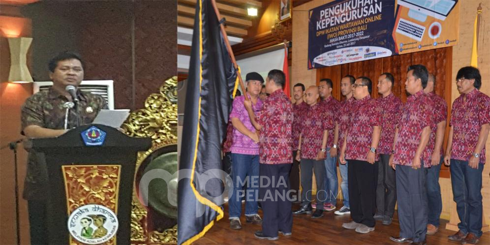 IWO Provinsi Bali Resmi Dilantik, Sudikerta Harapkan IWO Proaktif Tangkal Informasi HOAX