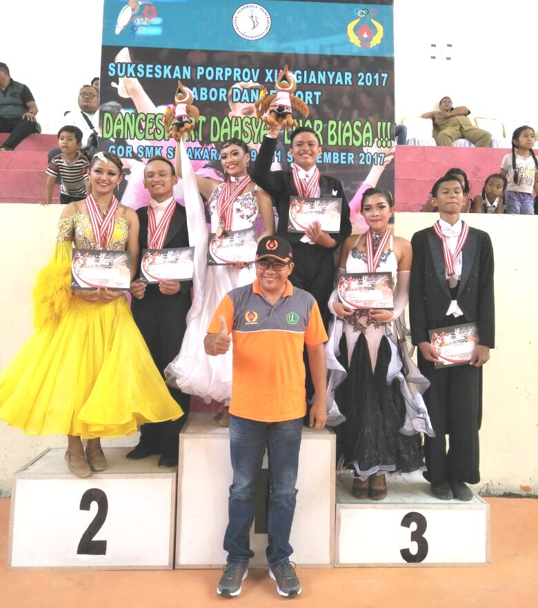 Dancesport Tambah 1 Medali Emas untuk Kontingen Tabanan di Porprov Bali XIII/2017