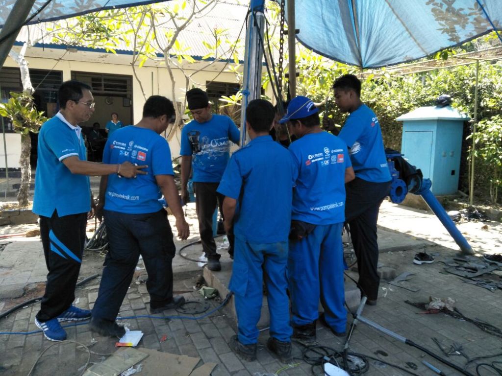 Penuhi Air Pengungsi,PDAM Gianyar Bangun Lima Sumur Bor