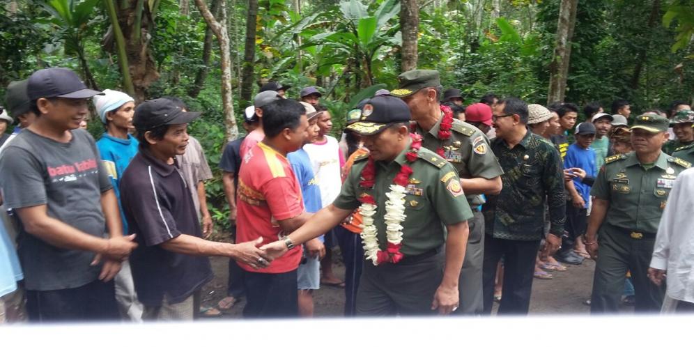 Mabes TNI Tinjau Realisasi Program TMMD di Desa Besan