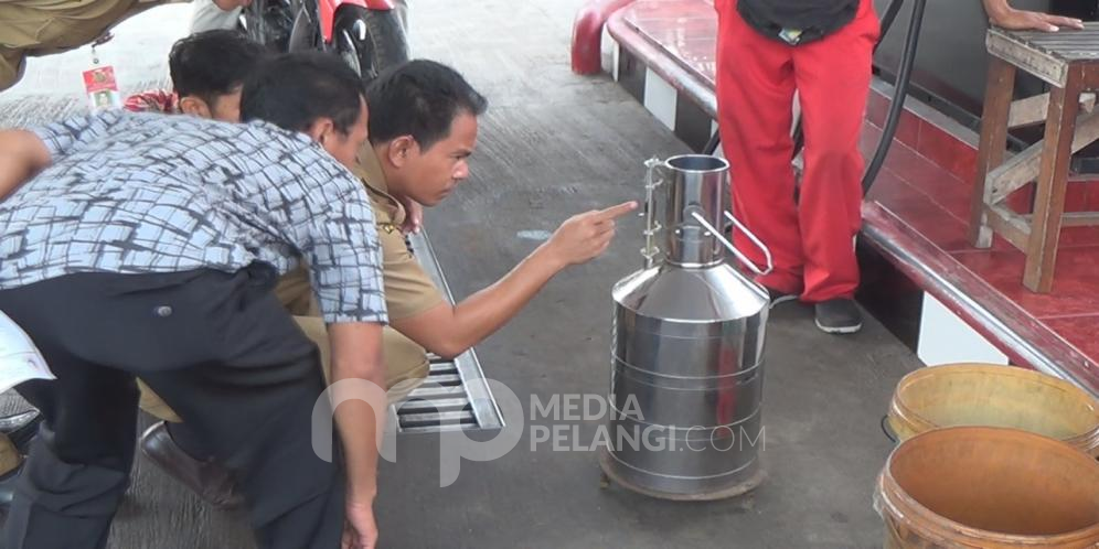 Petugas Koperindag Jembrana Temukan SPBU Tidak Sesuai Takaran Dalam Sidak