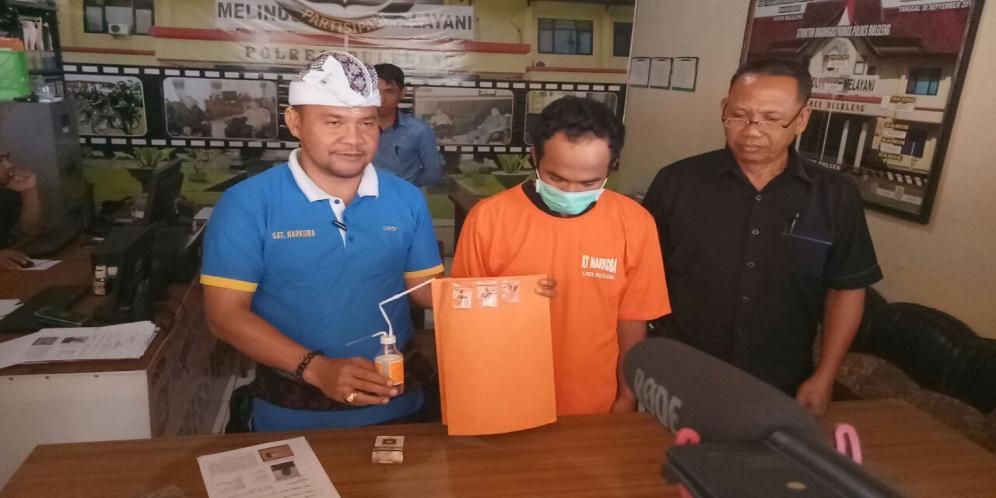 Polisi Amankan Tersangka Penyalahgunaan Narkoba di Desa Bondalem