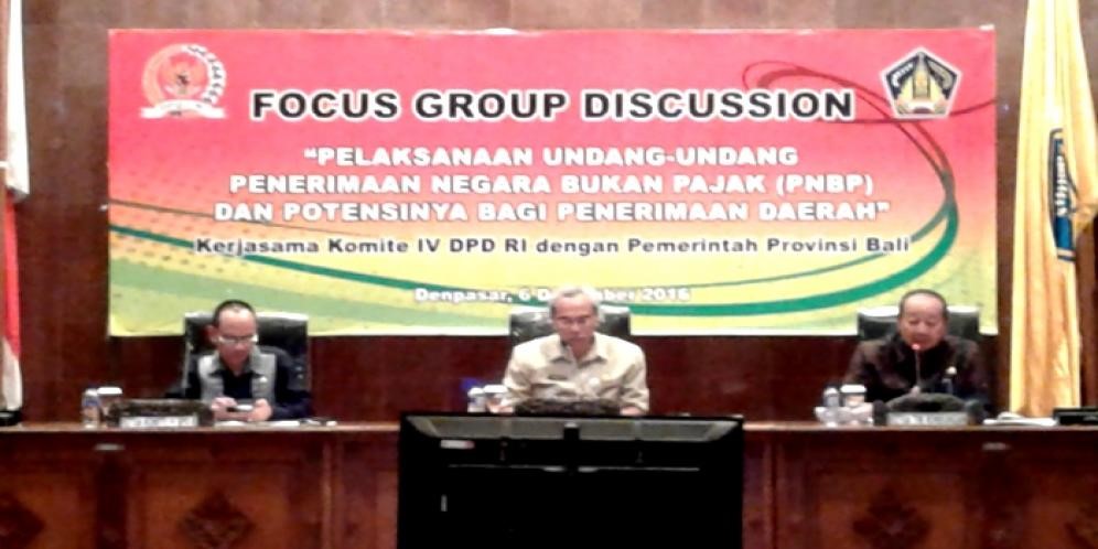 Terkait Penerimaan Negara Bukan Pajak, Komite IV DPD RI Minta Penjelasan Pemprov Bali