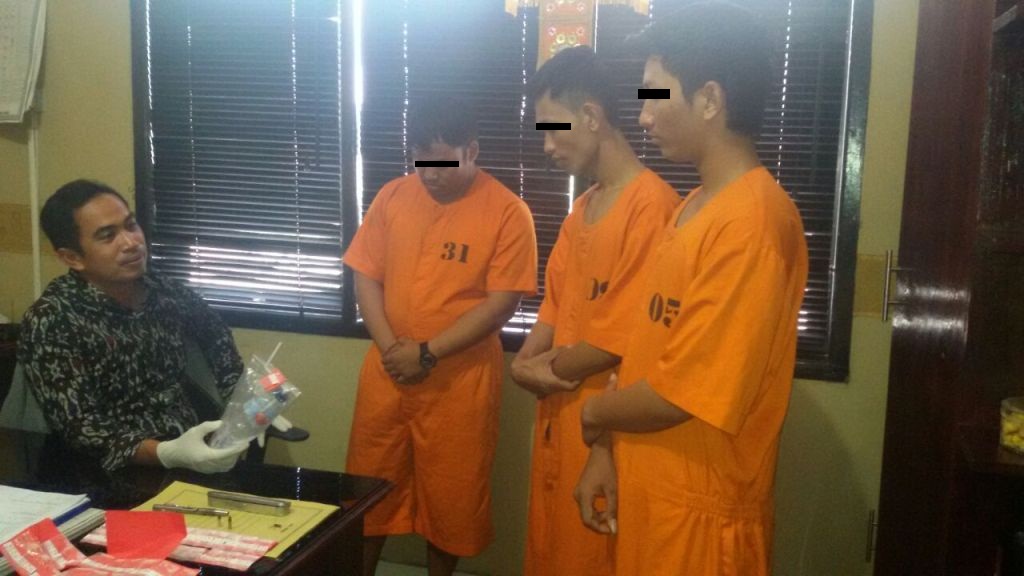 Sat Narkoba Polresta Denpasar Bekuk 3 Tersangka Narkoba