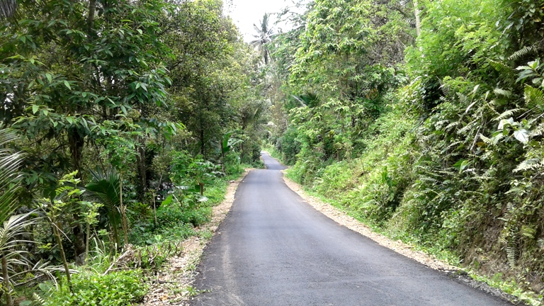 Pesona Alam Selemadeg Barat, Jalan Mulus Yeh Bakung-Bukit Rangda