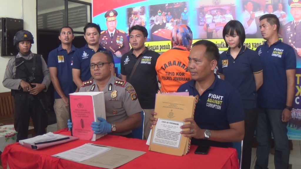 Polres Jembrana Limpahkan Berkas Satu Tersangka Kasus Korupsi Pengadaan Bibit Sapi