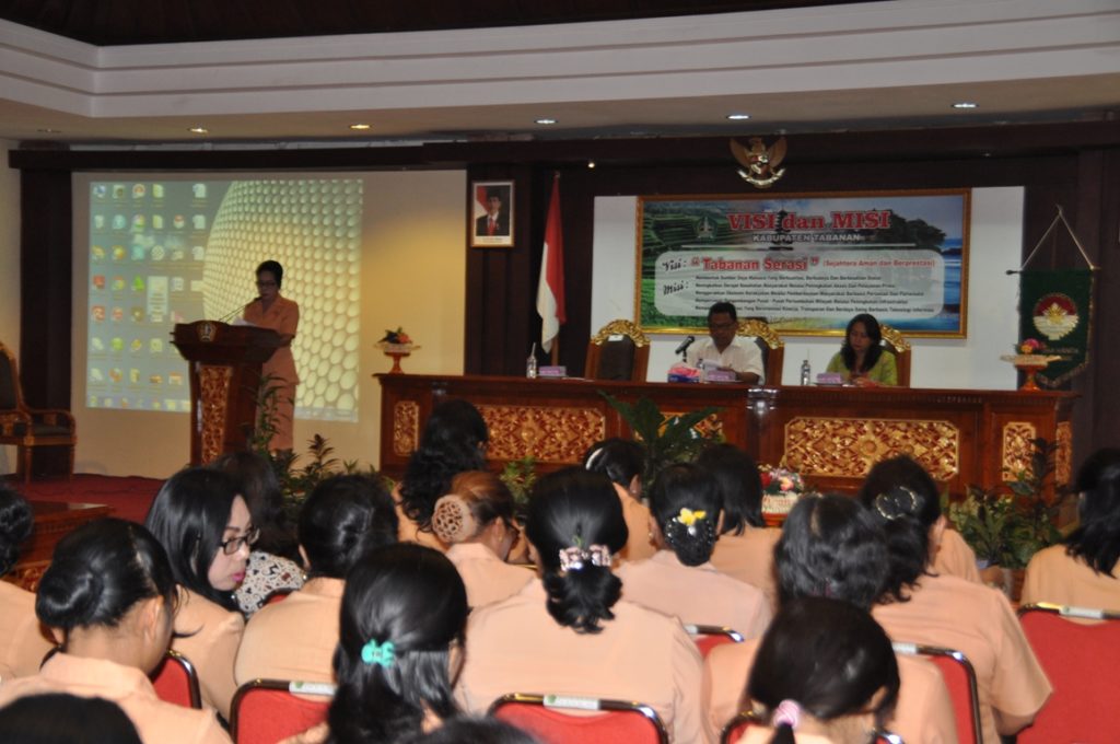 Sambut HUT Kota Tabanan dan HUT DWP,  DWP Tabanan Gelar Seminar Sehari