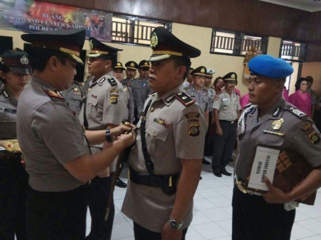 Kapolres Lantik Kompol Gelgel Sebagai Wakapolres Bangli