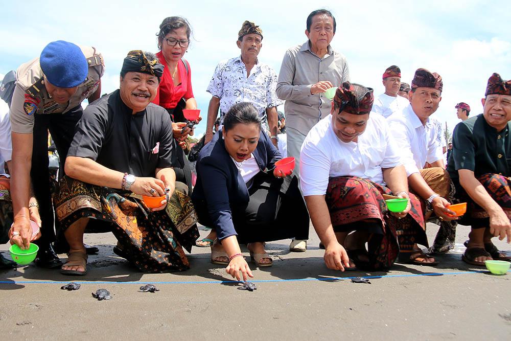 Bupati Eka Lepas Tukik, Tandai Pembukaan Yeh Gangga Kuliner Festival