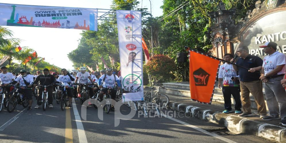 3500 Peserta Ikuti Gowes Pesona Nusantara di Tabanan