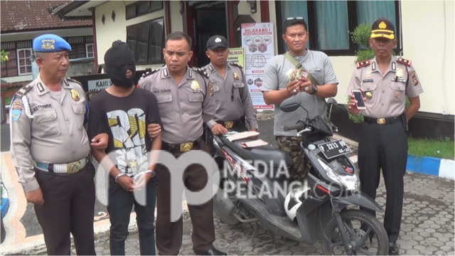 Terlalu, Curi Motor Majikan Rizaldy Ditangkap