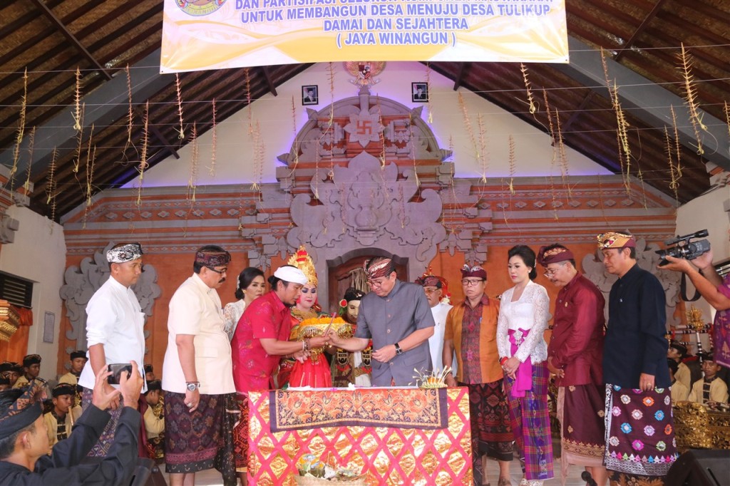 Penandatanganan Prasasti, Hari Jadi Desa Tulikup