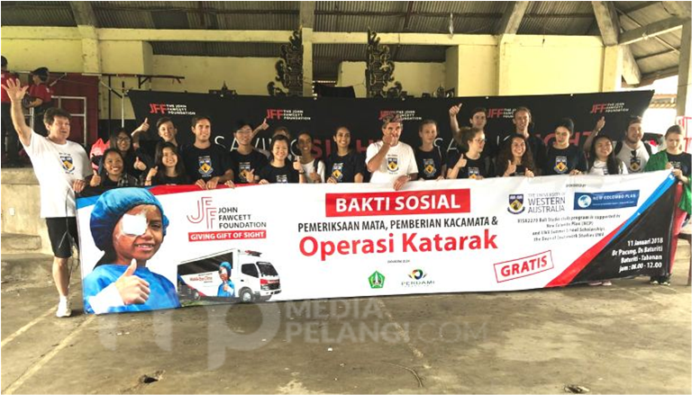 Ratusan Warga Baturiti Ikuti Pengobatan Mata Gratis YKI