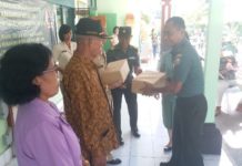 Dandim 1610/Klungkung Kosmos dengan KBT dan Veteran
