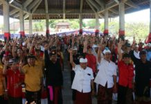 Masyarakat Gelgel Siap Menangkan Koster-Ace dan BAGIA