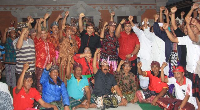 Berpihak Kepada Petani, Koster-Ace dapat Dukungan Subak di Jembrana