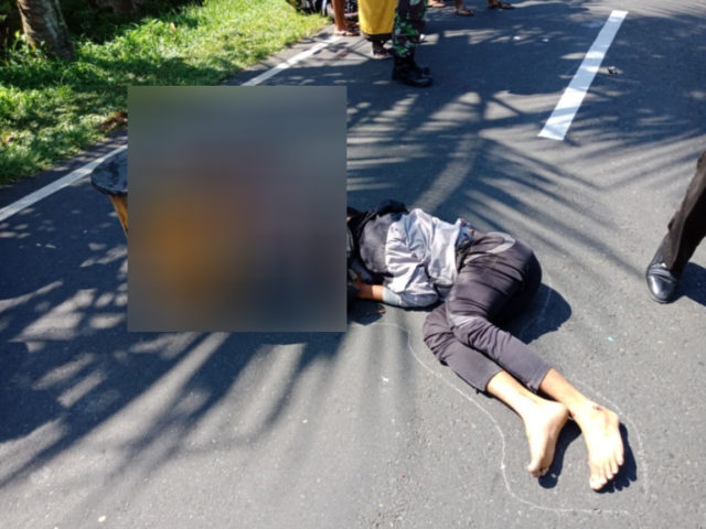 Nyalip, Pemotor Terpental Hantam Xenia