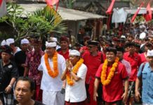 Bulat Tekad, Tiga Desa di Kecamatan Susut Siap Menangkan Koster-Ace