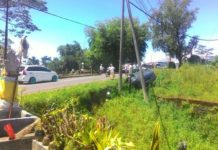 Alami Rem Blong, Mobil Pemedek Terguling di Kintamani