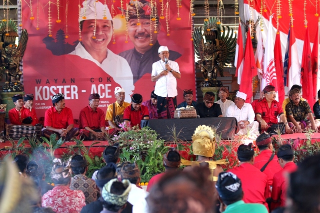 Tokoh Gria Demulih Juluki Koster sebagai Pemimpin Pembangun Desa