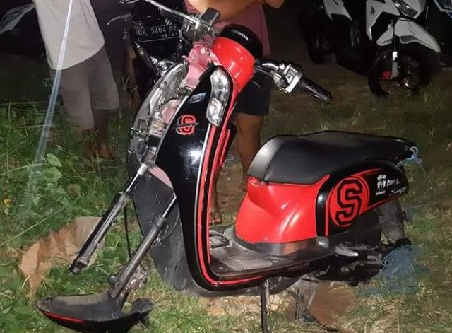 Motor Diduga Hasil Curian Ditinggal di Kuburan Gadungan