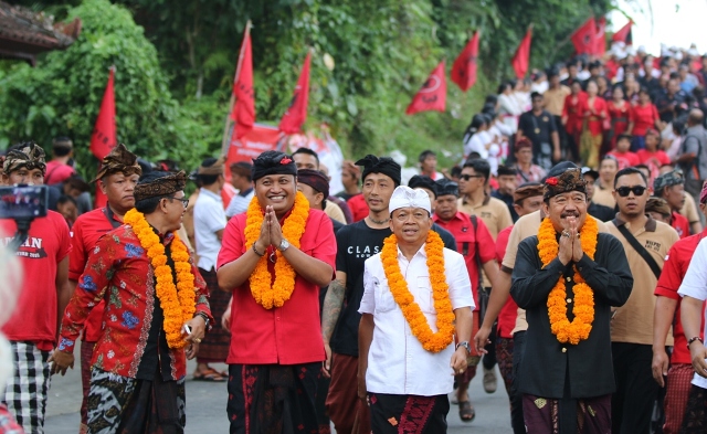 Meriah! Tampaksiring Siap Menangkan Koster-Tjok Oka dan AMAN