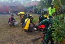 Jelang Hari Raya Waisak Jajaran Polres Bangli Laksanakan Bakti Sosial