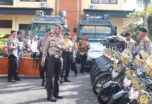 Kapolres Bangli Cek Kesiapan Personel