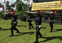 Meriahkan Hut Bhayangkara, Polres Bangli Gelar Lomba Senam Borgol dan Senam Tongkat