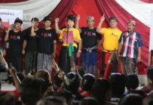 Rajin Menyapa Masyarakat, Warga Tulangnyuh Dukung Satu Jalur Menangkan BAGIA dan Koster Ace