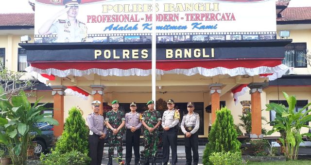 Sinergitas TNI-Polri, Danrem 163/Wira Satya Kunjungi Polres Bangli