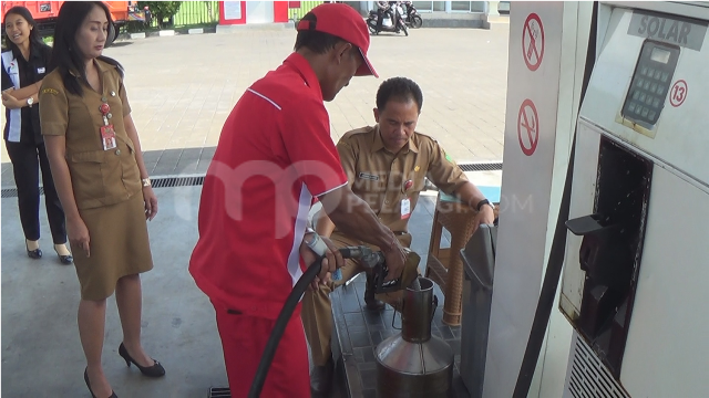 Koperindag Jembrana, Sidak SPBU di Jalur Mudik