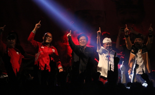 Megejeran, Konser Satu Jalur di Bangli