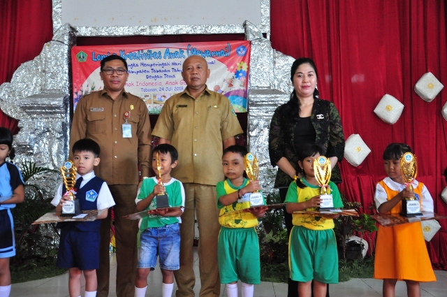 Peringatan Hari Anak Nasional di Tabanan