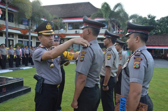 Hut Bhayangkara, 31 Anggota Polres Tabanan Naik Pangkat