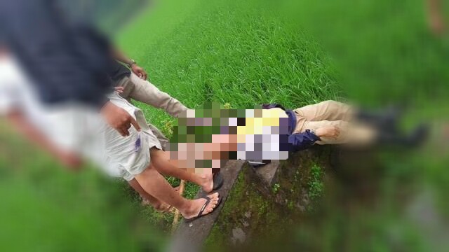 Pensiunan Guru Ditemukan Meninggal di Pematang Sawah