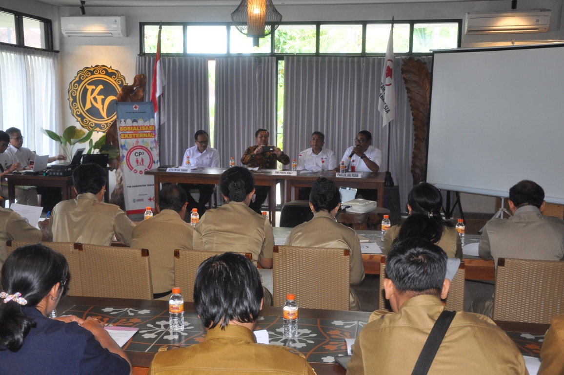 PMI Tabanan Sosialisasikan Launching Program Kesiapan Epidemic dan Pandemic Berbasis Masyarakat