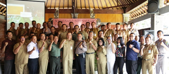 Pemkab Tabanan Gelar Sosialisasi Kota Tanggung Bencana Tahun 2018