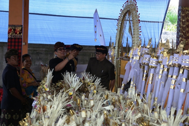 Wabup Sanjaya Ajak Krama Berteh, Untuk Selalu Melestarikan Tradisi, Adat dan Budaya Bali