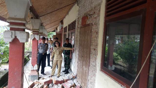 Terkena Dampak Gempa Lombok, Ini Dia Bangunan yang Rusak di Tabanan