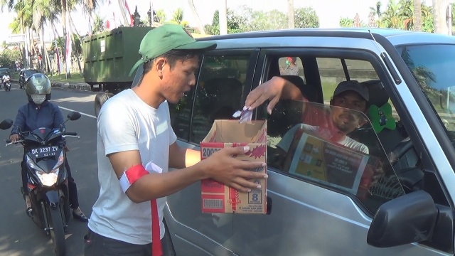 Peduli  Gempa Lombok, Organisasi Kepemudaan Jembrana Galang Dana