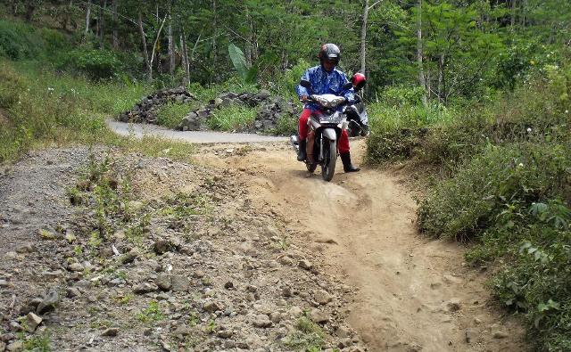 Begini Kondisi Jalan Desa di Kintamani Pasca Diterjang Banjir