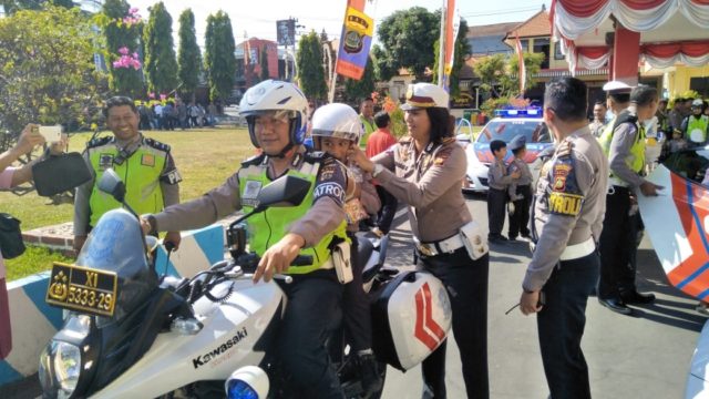 Satlantas Polres Buleleng Tanamkan Tertib Berlalu Lintas Kepada Anak Usia Dini