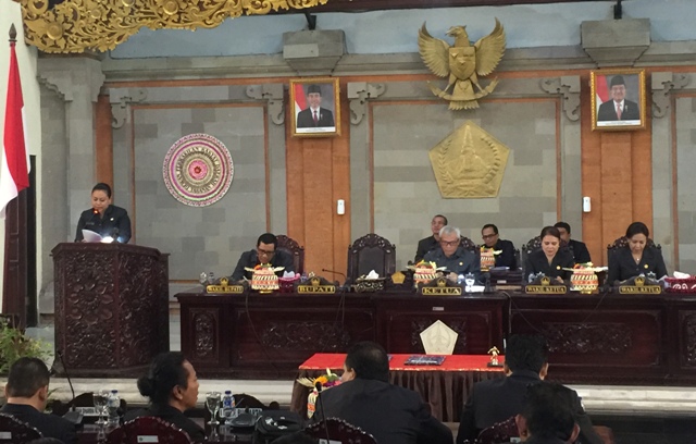 DPRD Tabanan Gelar Rapat Paripurna Persetujuan Ranperda APBD