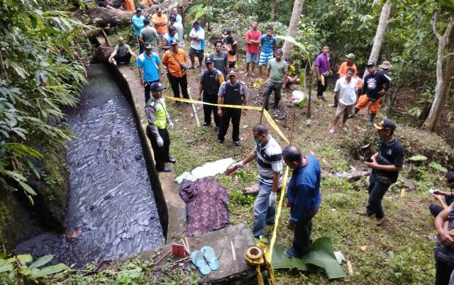 Sukamariani Ditemukan Tak Bernyawa di Saluran Irigasi Soka