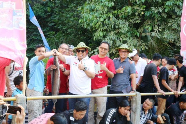 Wabup Sanjaya Buka Lomba Mancing Karang Taruna Widya Kusuma Sakenan Baleran