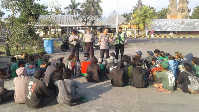 Khawatir Berbuat Kejahatan, Puluhan Anak Punk di Gilimanuk Diamankan Polisi