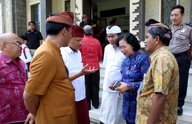 Sekda Dewa Indra Gandeng Kapolda, Kejati, BPKP dan Ombudsmas Tinjau Pelaksanaan Tes CAT CPNS 2018