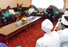 Wagub Bali Cok Ace Menerima Panitia Karya Agung Panca Bali Krama Pura Sad Kahyangan Lempuyang Luhur Lempuyang