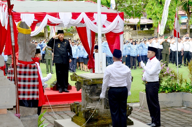 Pemprov Bali Gelar Upacara Peringatan Hari Kesehatan Nasional ke 54